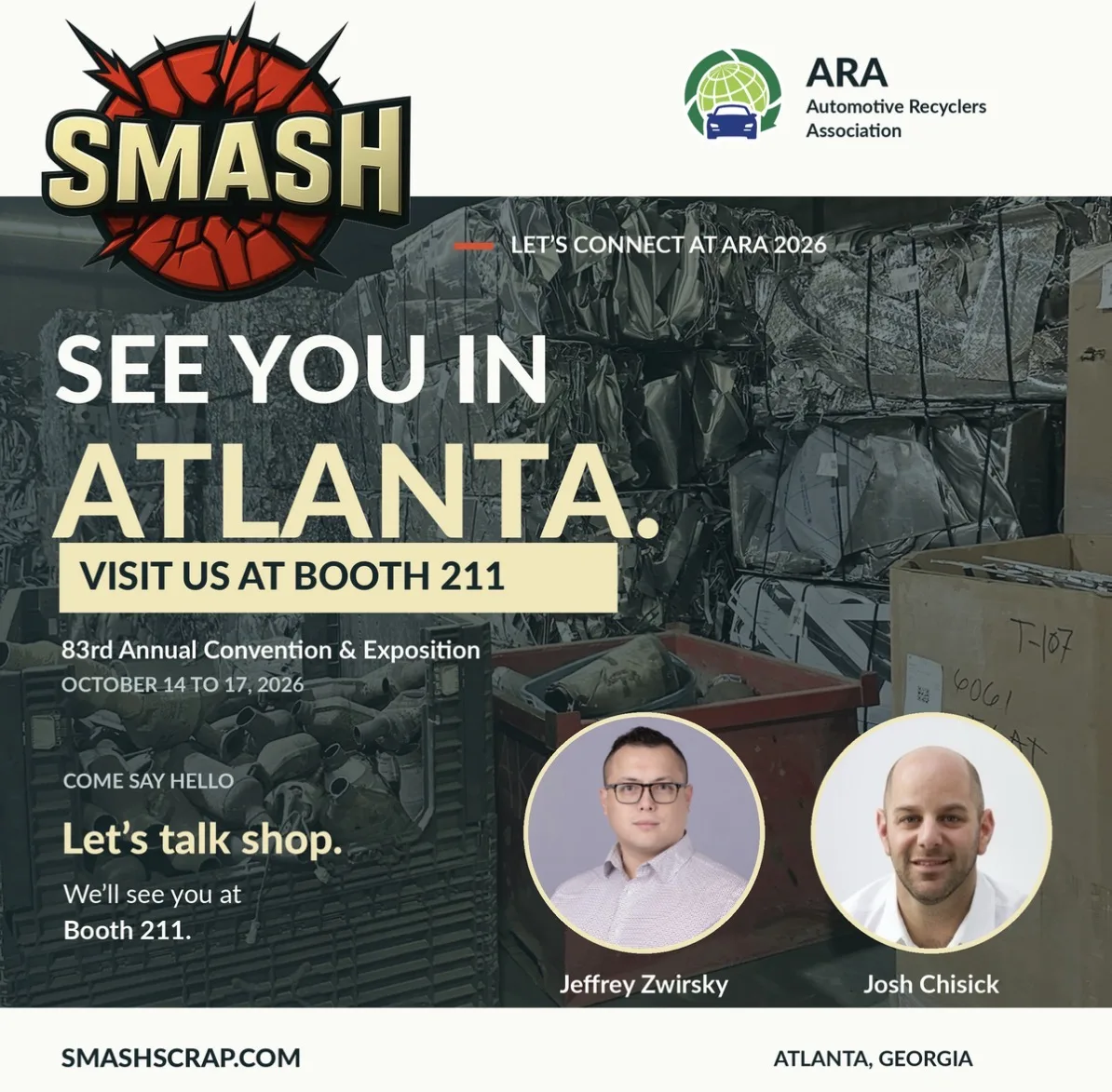 Meet SMASH at ARA 2026: Booth 211 in Atlanta