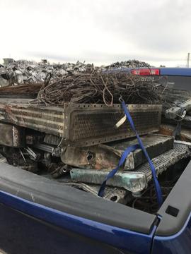 Efficient Scrap Metal Recycling Process at Work