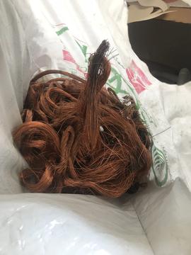 High-Quality Copper Wire Ready for Recycling at Scrap Metal Facility